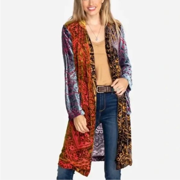 Johnny Was Jackets & Coats Johnny Was Leonora Duster Womens Jacket